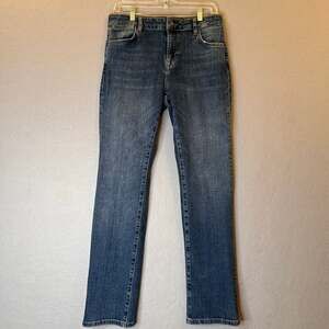 Tecovas High Rise Straight Jeans Womens 28 Blue Wash Stretch Western Denim